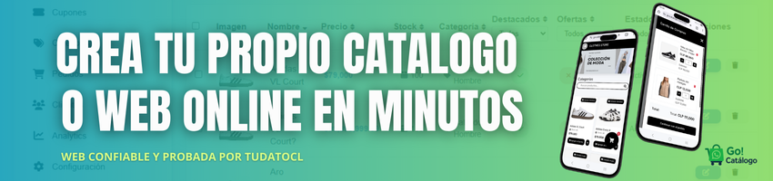 Servicios 17 Crea tu propio catalogo o web online en minutos Tudatocl